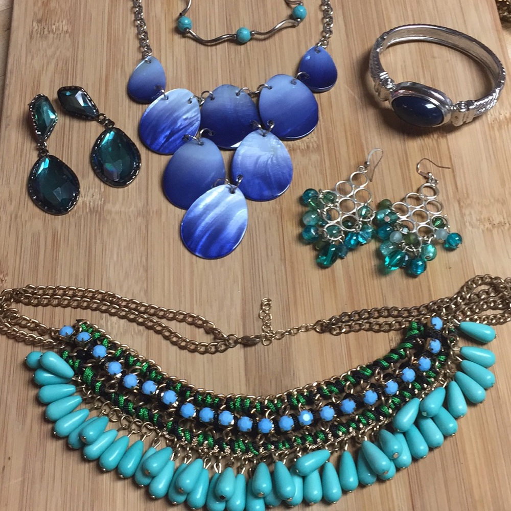 BLUE jewelry bundle